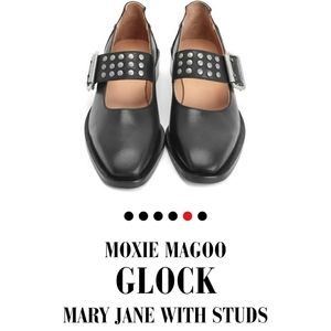 John Fluevog shoes Glock Mary Janes black 7.5 NWOT